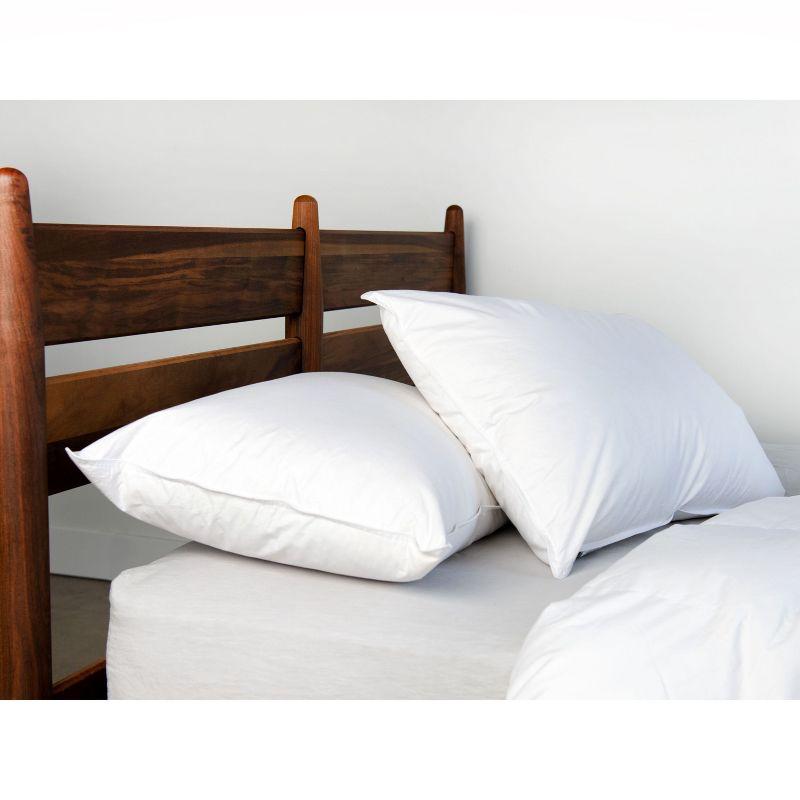 2 Pack Soft White Duck Feather & Down Bed Pillow | BOKSER HOME