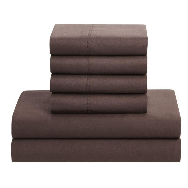 Sweet Home Collection All Season Bed-in-A-Bag Solid Color Comforter & Sheet Set Ultra Soft Bedding by Sweet Home Collection