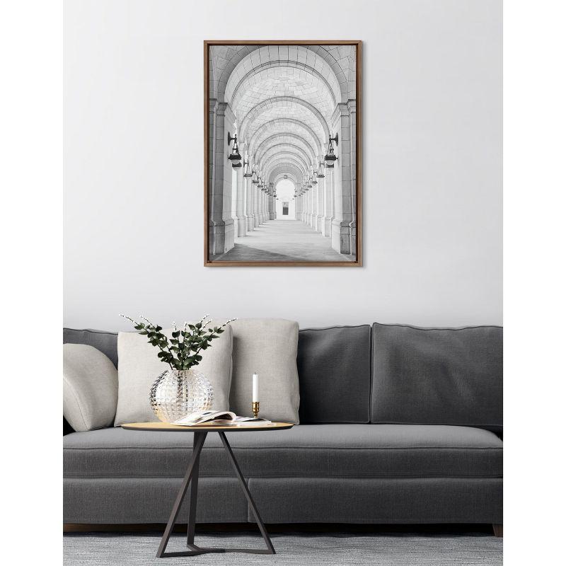 Kate and Laurel Sylvie Union Station Framed Canvas by Golie