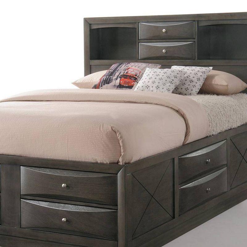 Wildon Home® Elyne Bookcase Storage Bed