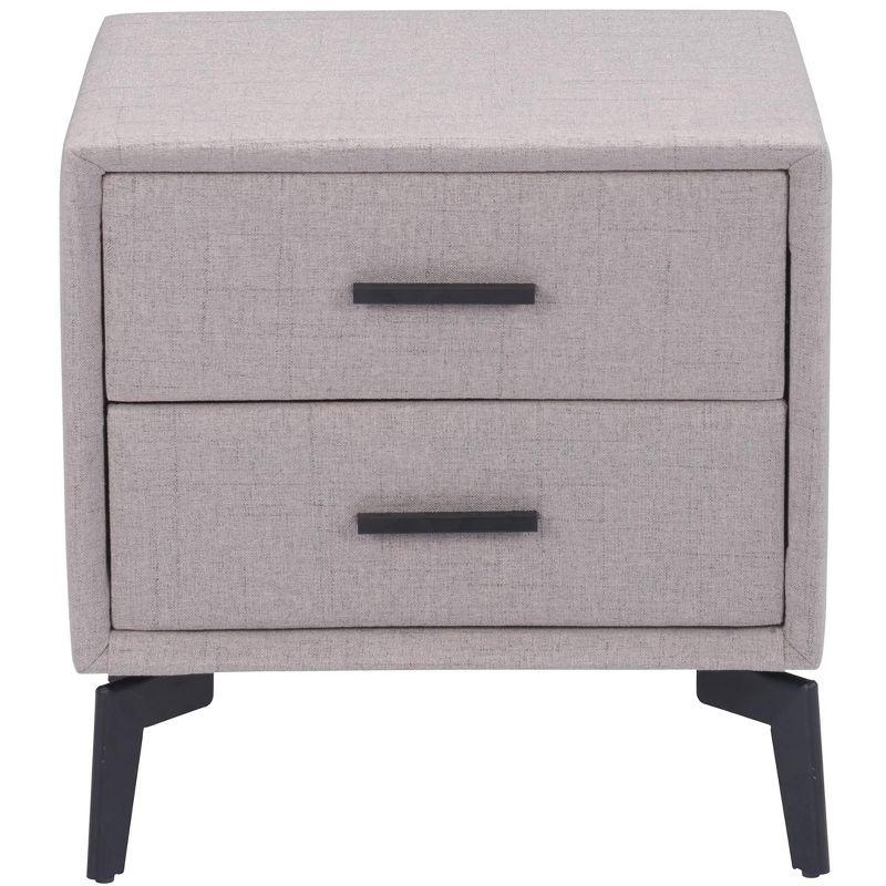 Zuo Halle Side Table Gray