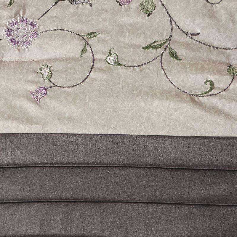 Serene Embroidered 7 Piece Comforter Set