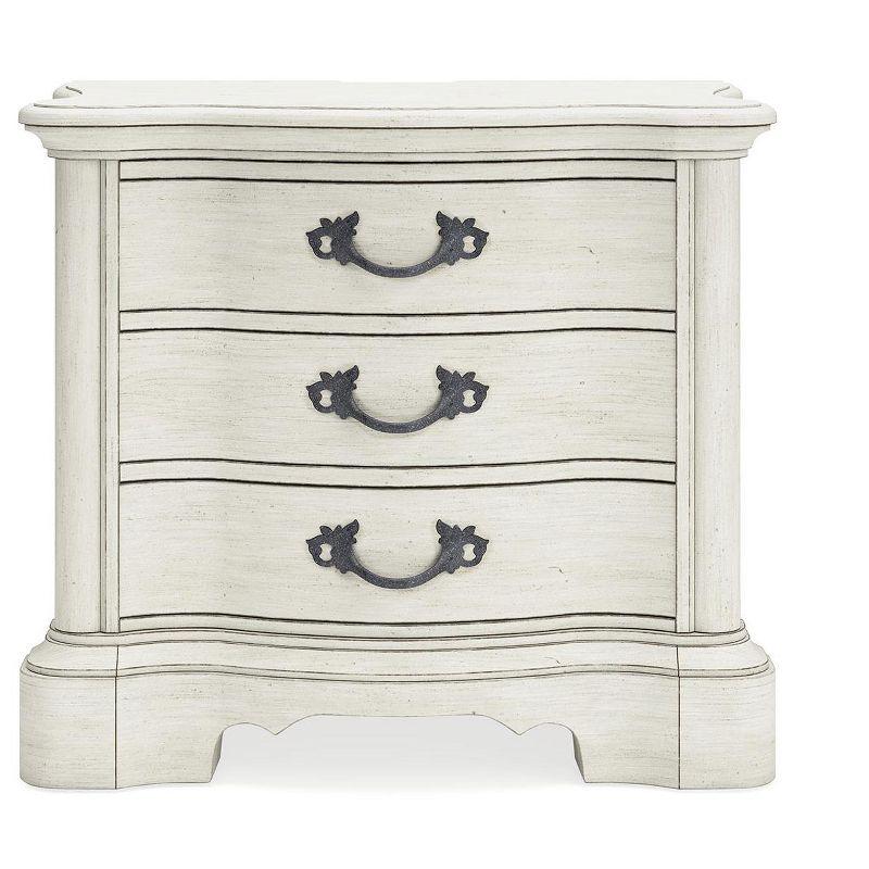 Signature Design by Ashley Arlendyne 3 Drawer Nightstand, Antique White