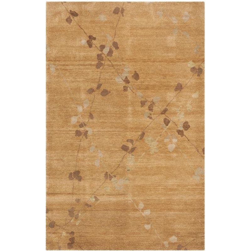 Martha Stewart 100% Wool Pile Floral Rug