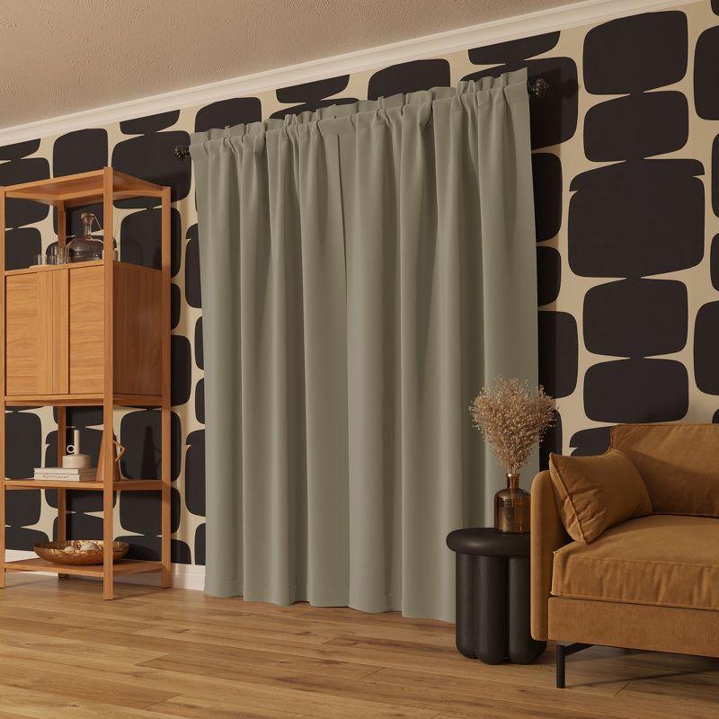 Sun Zero Sun Zero Oslo Theater Grade Extreme 100% Blackout Rod Pocket Curtain Panel