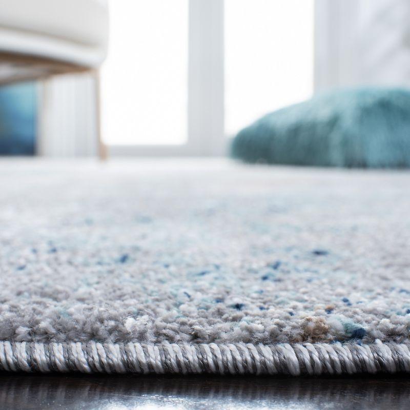 Aston ASN708 Power Loomed Indoor Area Rug - Grey/Blue - 8'x10' - Safavieh