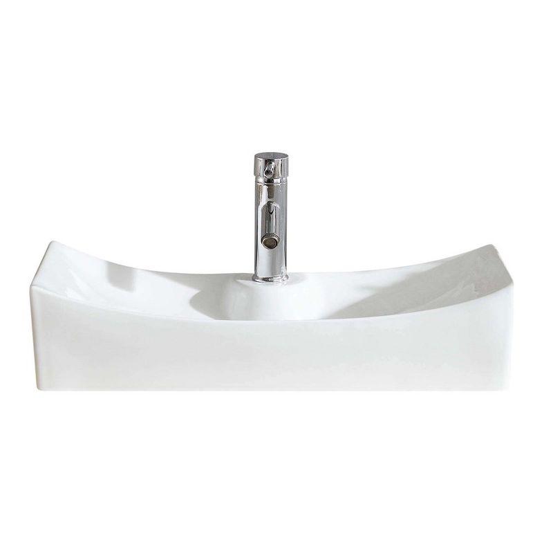 Fine Fixtures Rectangular Vessel Sink Vitreous China