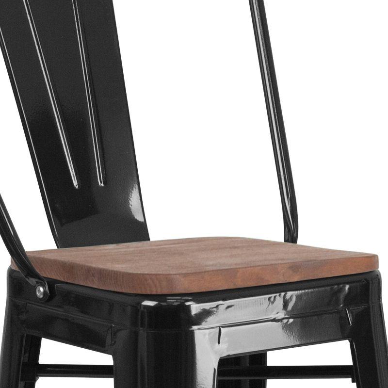Flash Furniture Steel Outdoor Stool