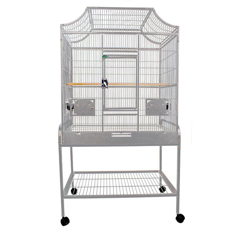 A&E Cage Company Elegant Style Flight Cage Bird Cage - Gray S