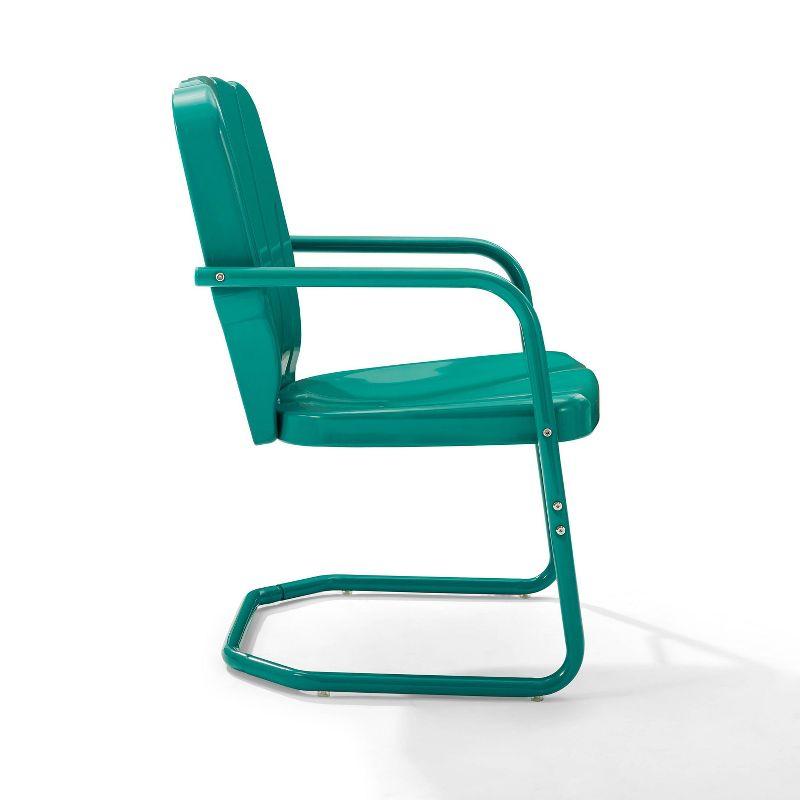 Ridgeland 2pk Outdoor Chairs - Turquoise Gloss - Crosley