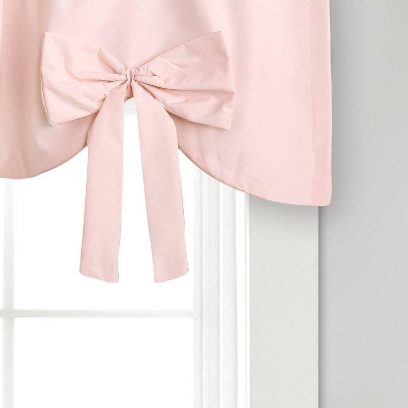 Lush Decor Melody Bow Scalloped 52'' W Window Valance