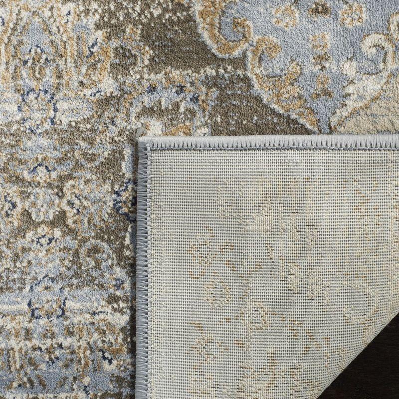 Vintage VTG572 Power Loomed Indoor Area Rug - Light Blue/Ivory - 5'1"x7'7" - Safavieh