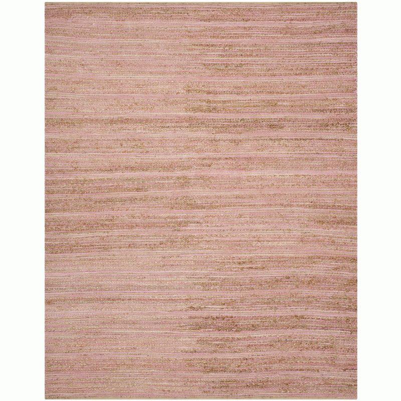 Blush Serenity 8' x 10' Hand-Knotted Cotton Area Rug