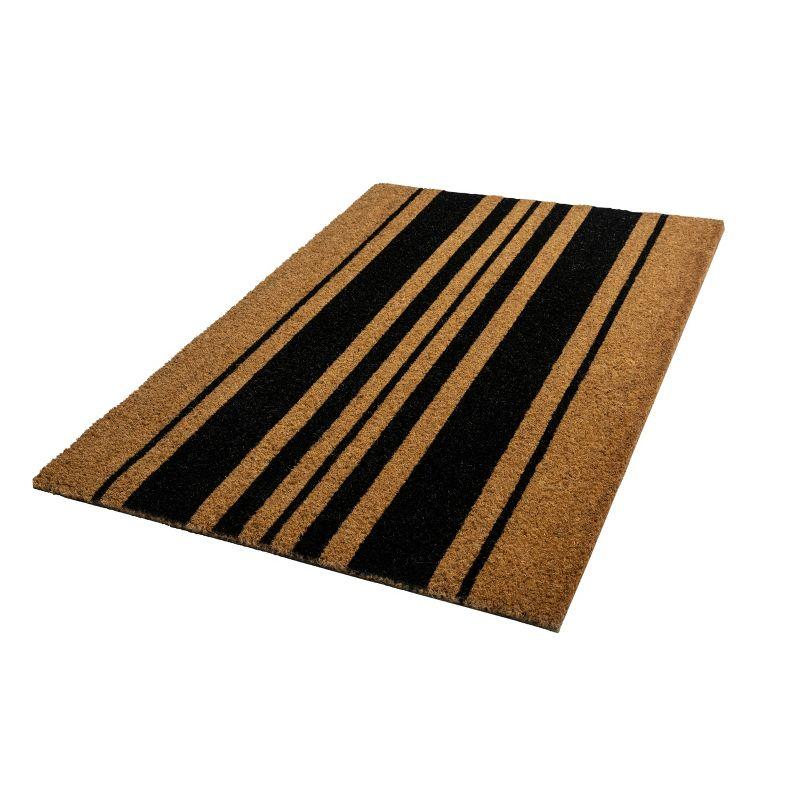 Entryways Bold Stripes Coir Doormat