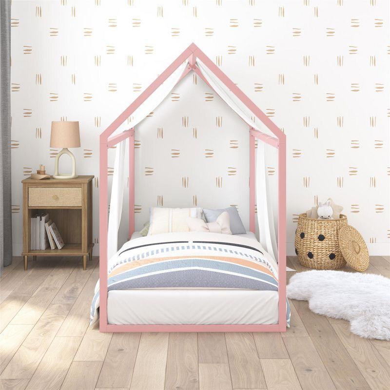 Skyler Metal Montessori House Bed