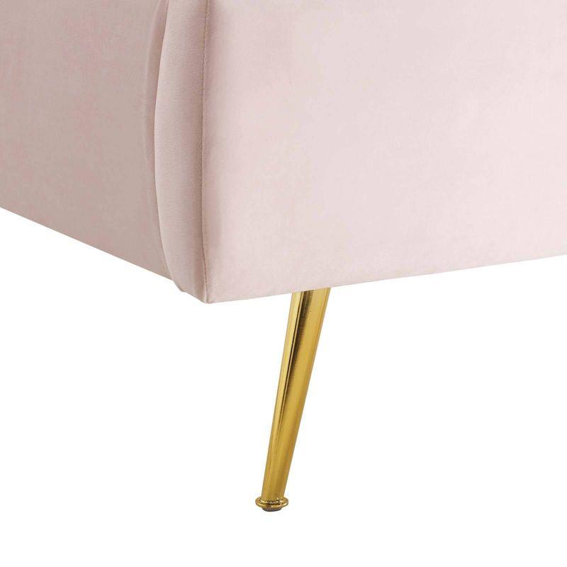 Modway Lana Queen Performance Velvet Wingback Platform Bed by Modway
