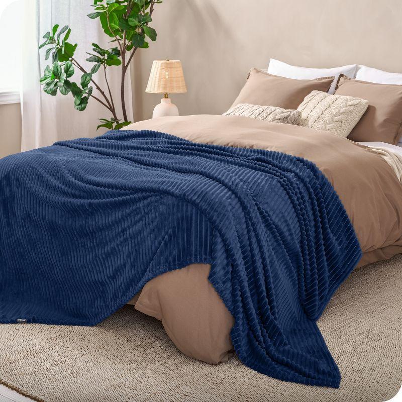 Microplush Fleece Bed Blanket by Bare Home