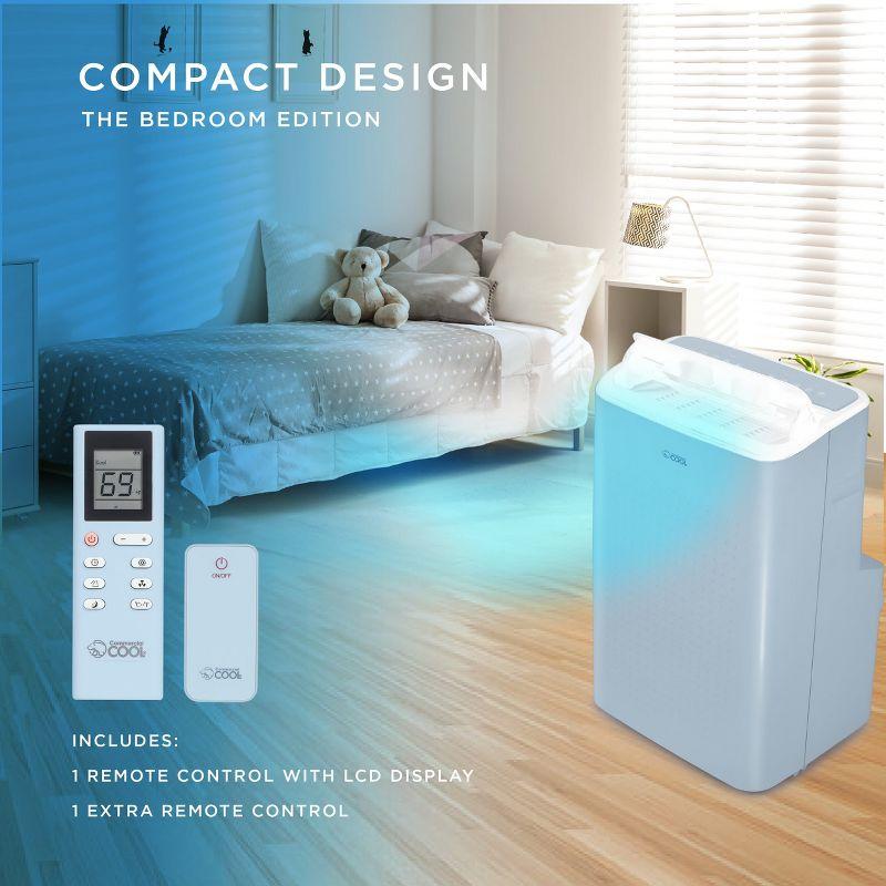 Commercial Cool Commercial Cool 6,350 BTU SACC/CEC Smart Portable Air Conditioner, 9,000 BTU ASHRAE 128, Blue