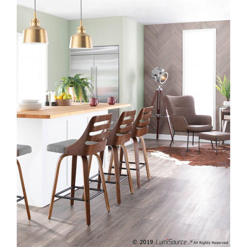LumiSource Trevi 26" Fixed-height Counter Stool - Set Of 2