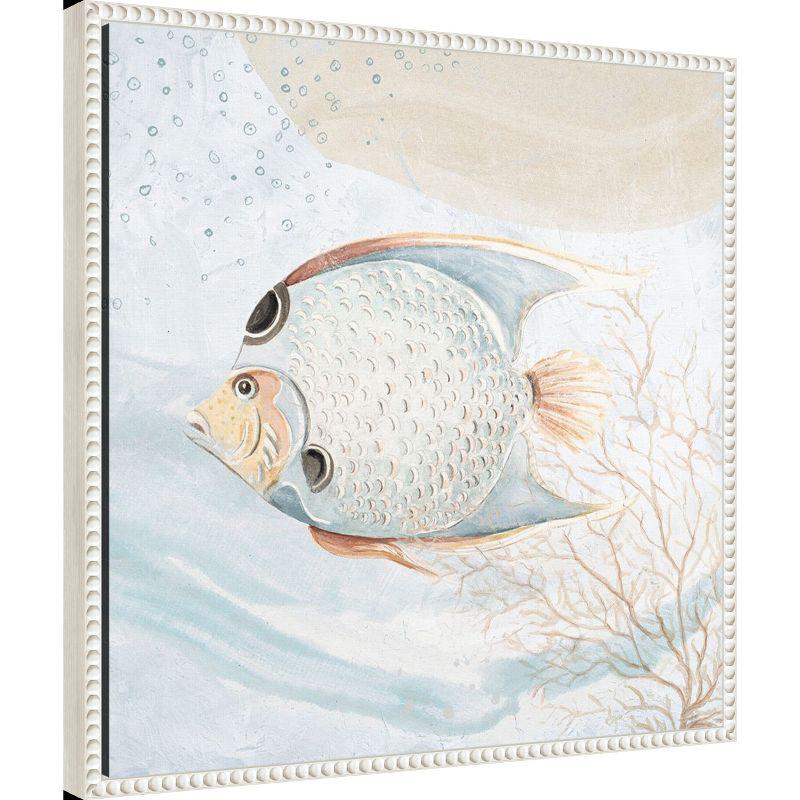 Amanti Art Ocean Oasis Bubbles Tropical Fish by Patricia Pinto Framed Canvas Wall Art