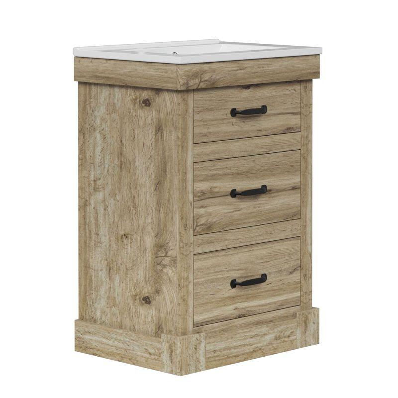 Teamson Home Stratford 22.25" x 24" 2-Door Removable Wall Cabinet, White