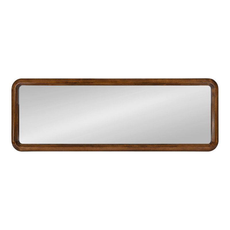 Pao Full Length Wall Mirror Walnut Brown - Kate & Laurel All Things Decor