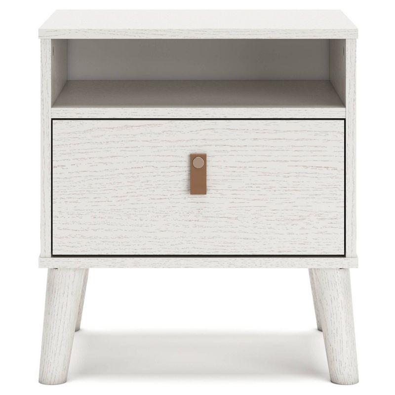 Vedant One Drawer Wood Nightstand