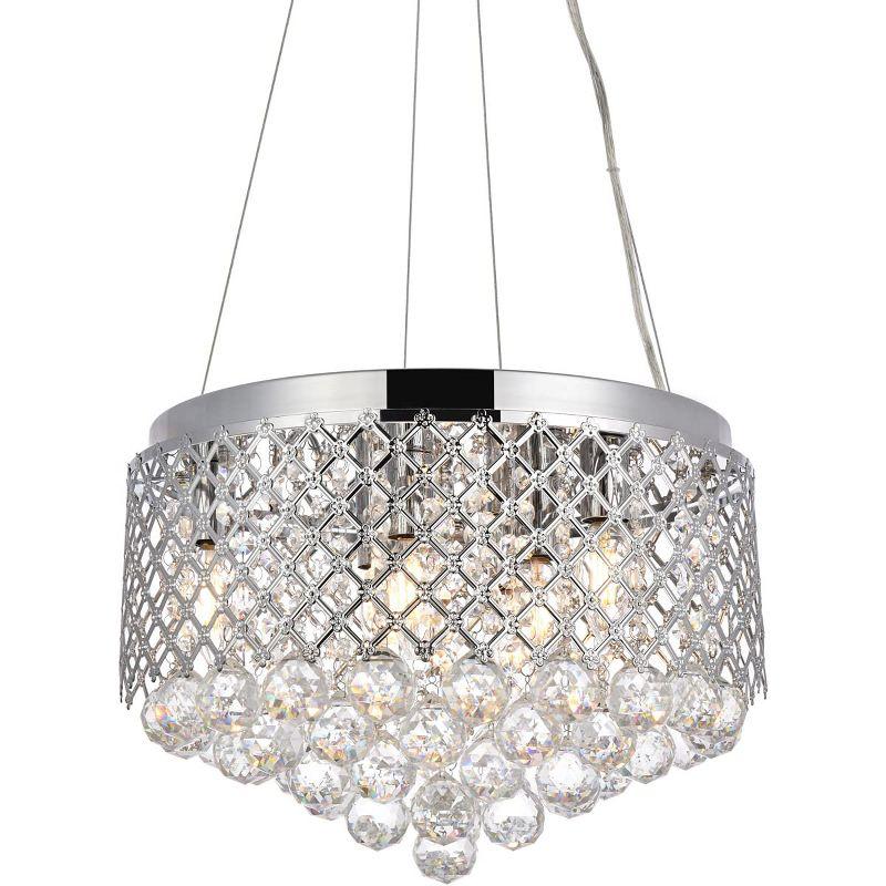 Elegant Lighting Tully 6 lights pendant in chrome