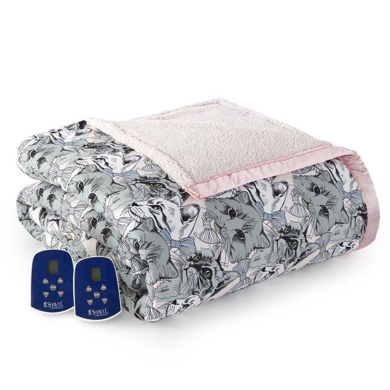 Luxurious Queen-Sized Sherpa Electric Blanket with Dual Control