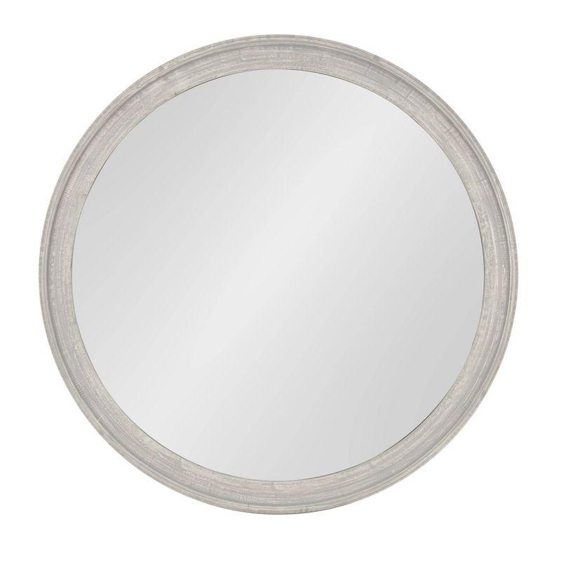 28" Mansell Round Wall Mirror - Kate & Laurel All Things Decor