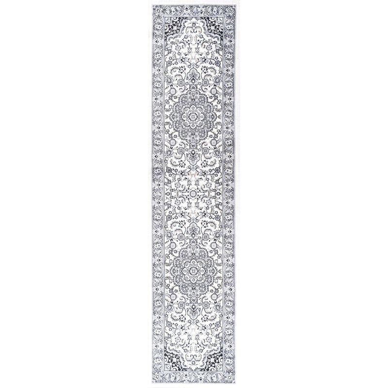 Palmette Modern Persian Floral Area Rug - JONATHAN Y