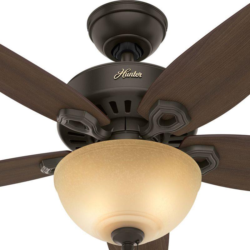 42" Builder 5 - Blade Standard Ceiling Fan with Pull Chain and Light Kit Included