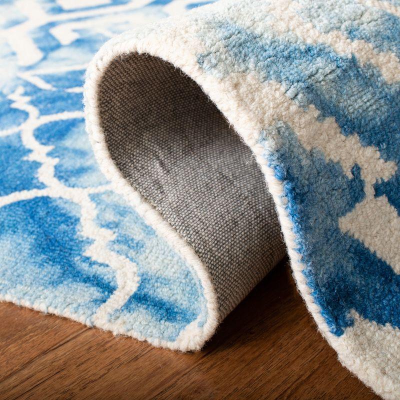 Dip Dye DDY678 Hand Tufted Area Rug - Blue/Ivory - 8'x10' - Safavieh.