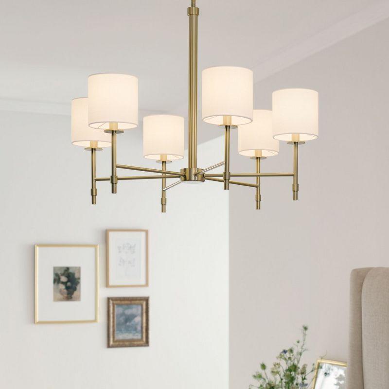 Kichler Lighting Ali 6 - Light Chandelier in  Brushed Natural Brass