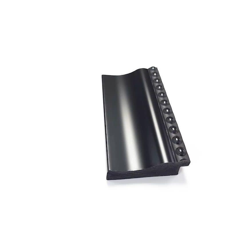 41"x29" Astor Framed Bathroom Vanity Wall Mirror Black - Amanti Art: Modern Rectangular, Satin Finish