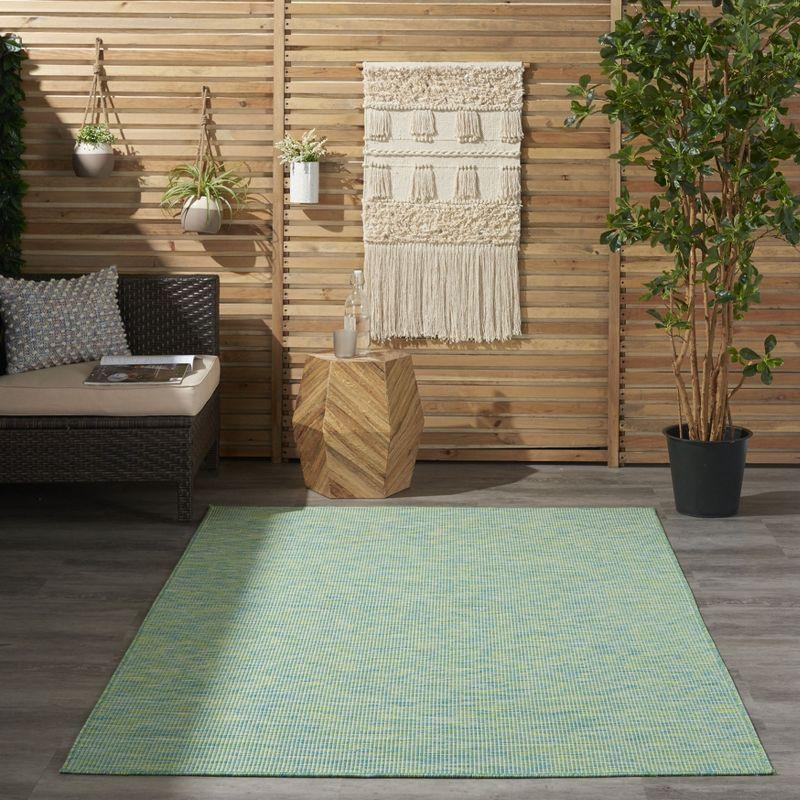 Nourison Positano Solid Indoor Outdoor Rug