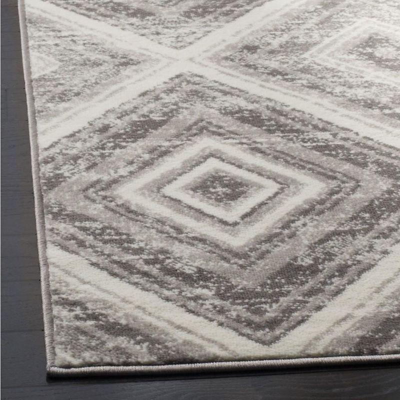 Skyler SKY120 Power Loomed Indoor Area Rug - Grey/Ivory - 4'x6' - Safavieh