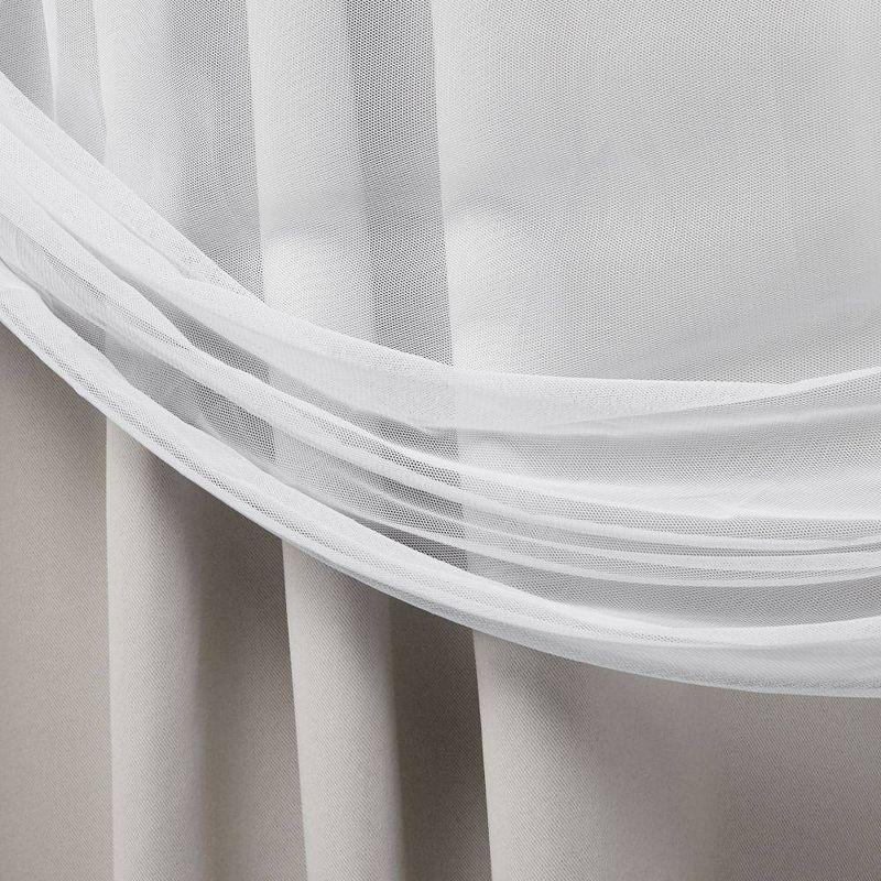 Amalgamated Textiles Catarina Linen Tailored 52'' W Window Valance