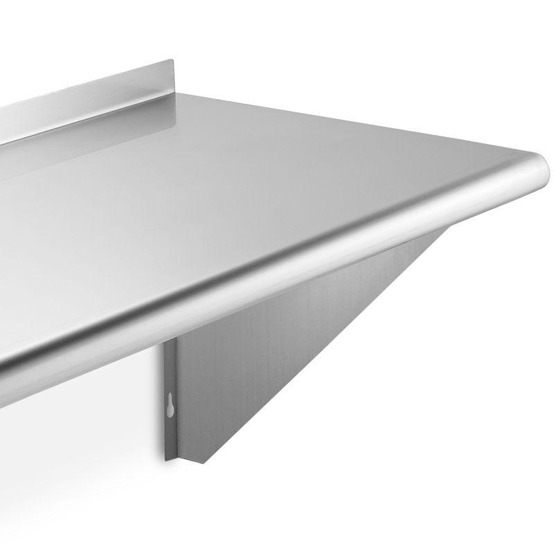 NSF Stainless Steel Wall-Mount Shelf by Latitude Run