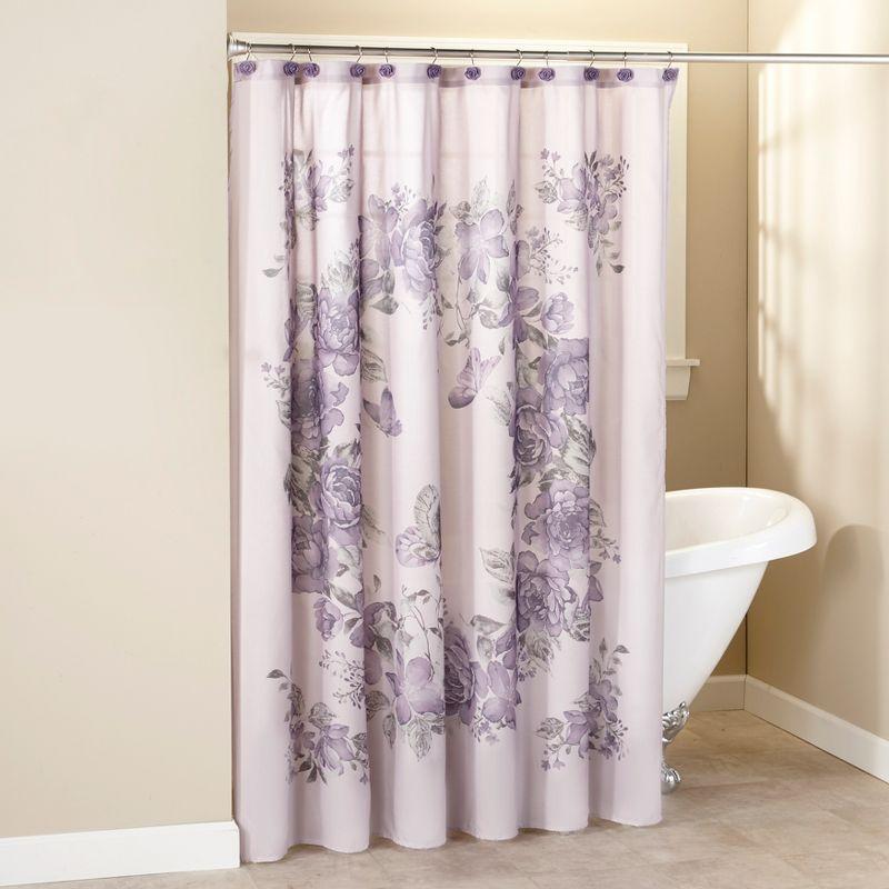 The Lakeside Collection Birmingham Floral Bath Collection - Shower Curtain