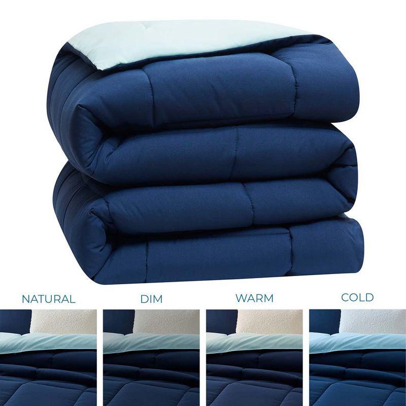 Nestl Nestl All Season Solid Lightweight Down Alternative Reversible Comforter