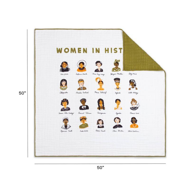 Women in History Muslin 100% Cotton Quilt