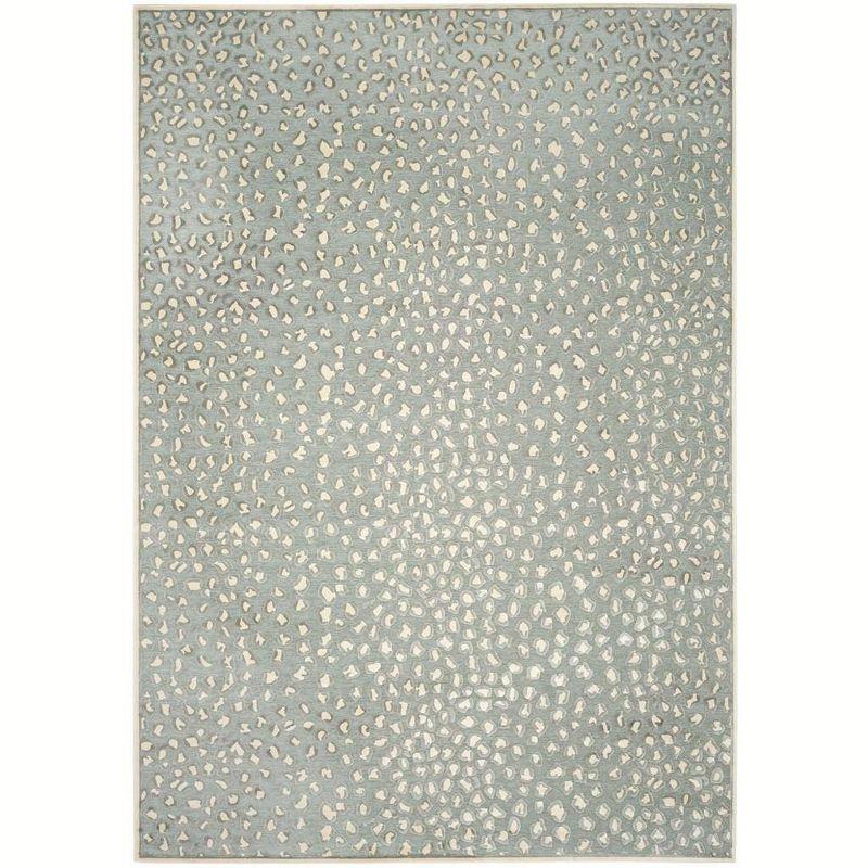 Ivory Elegance Hand-Knotted Wool & Silk 8' x 10' Area Rug