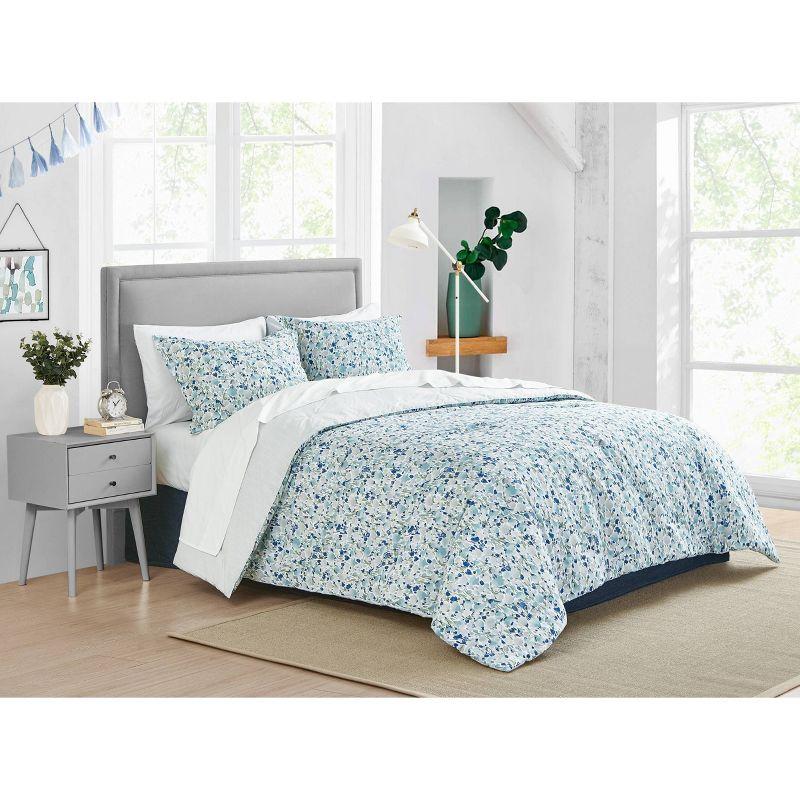Poppy & Fritz Standard Cotton Reversible Duvet Cover Set