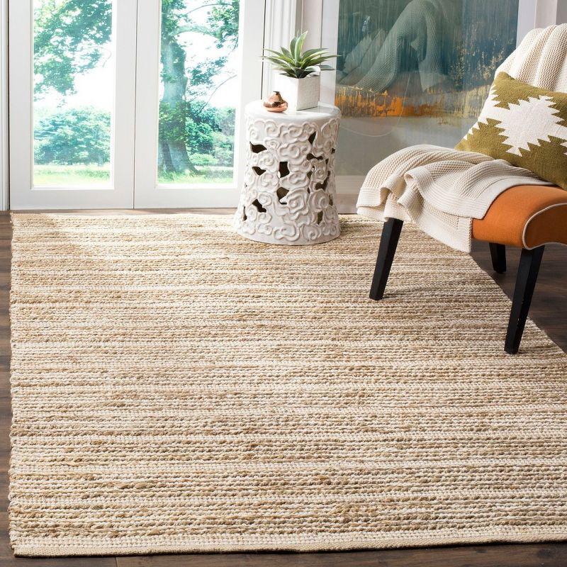Cape Cod CAP851 Woven Indoor Area Rug - Natural/Ivory - 5'x8' - Safavieh