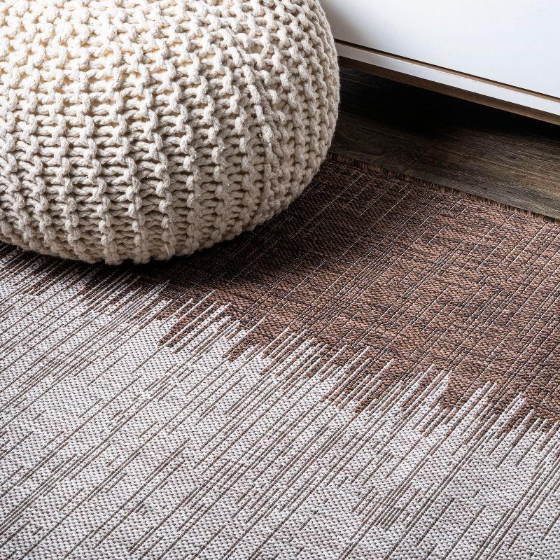 Tavira Modern Strie' Indoor/Outdoor Runner Rug - JONATHAN Y