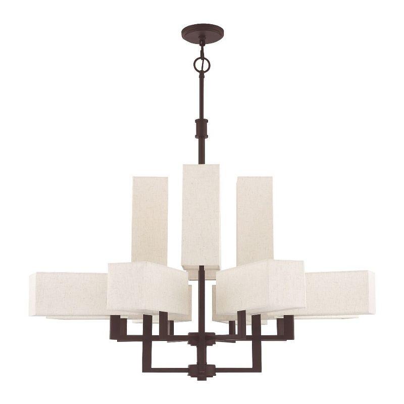 Livex Lighting Rubix 12 - Light Chandelier in  Bronze