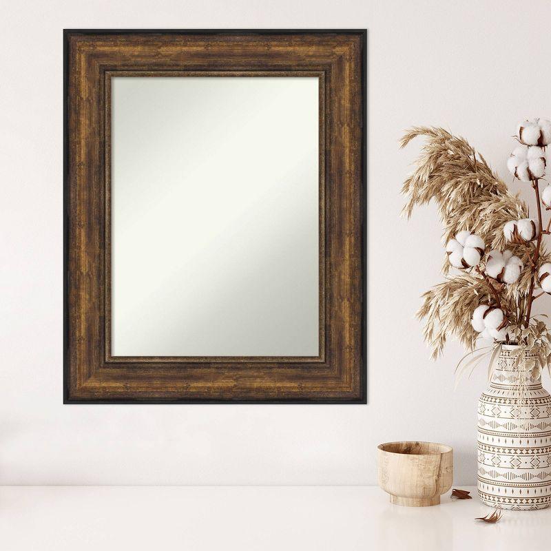 26" x 32" Ballroom Bronze Wall Mirror - Amanti Art: Polystyrene Frame, Rectangle Shape