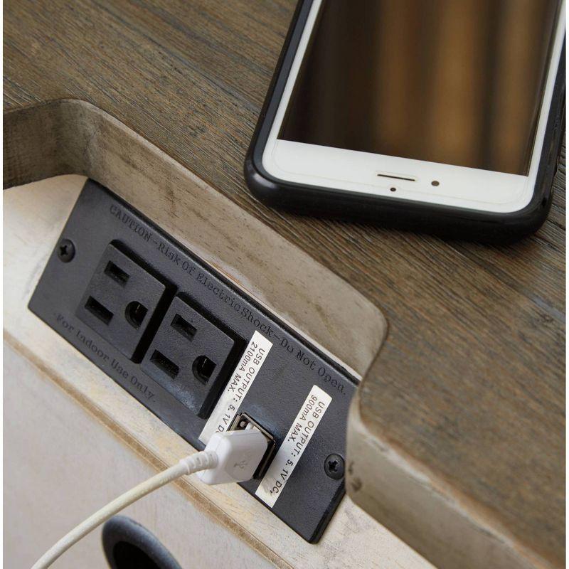 Bolanburg One Drawer Nightstand Antique White: Farmhouse Style with USB Ports - Signature Design by Ashley