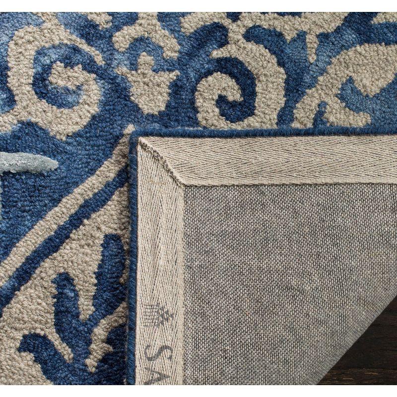Dip Dye DDY511 Hand Tufted Area Rug - Royal Blue/Beige - 3'x5' - Safavieh.
